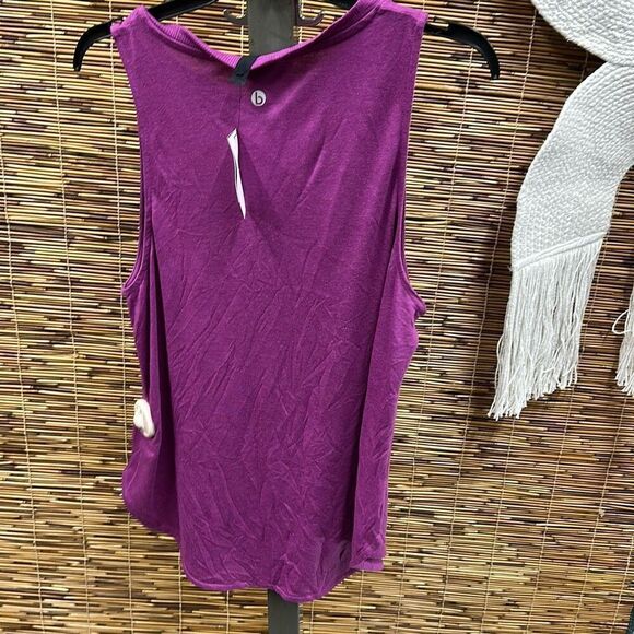 Cotton on Womens Trendy Active Curve Hem Tank Top Deep Orchid Large - Picture 3 of 3
